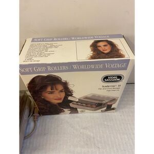 Vidal Sasson Soft Grip rollers worldwide voltage slim setter 1992